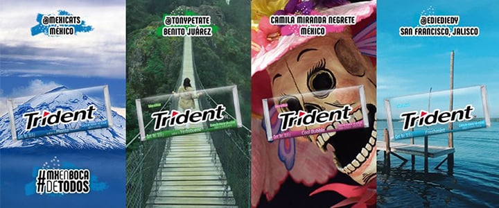 Trident publicidad online para la independencia de México